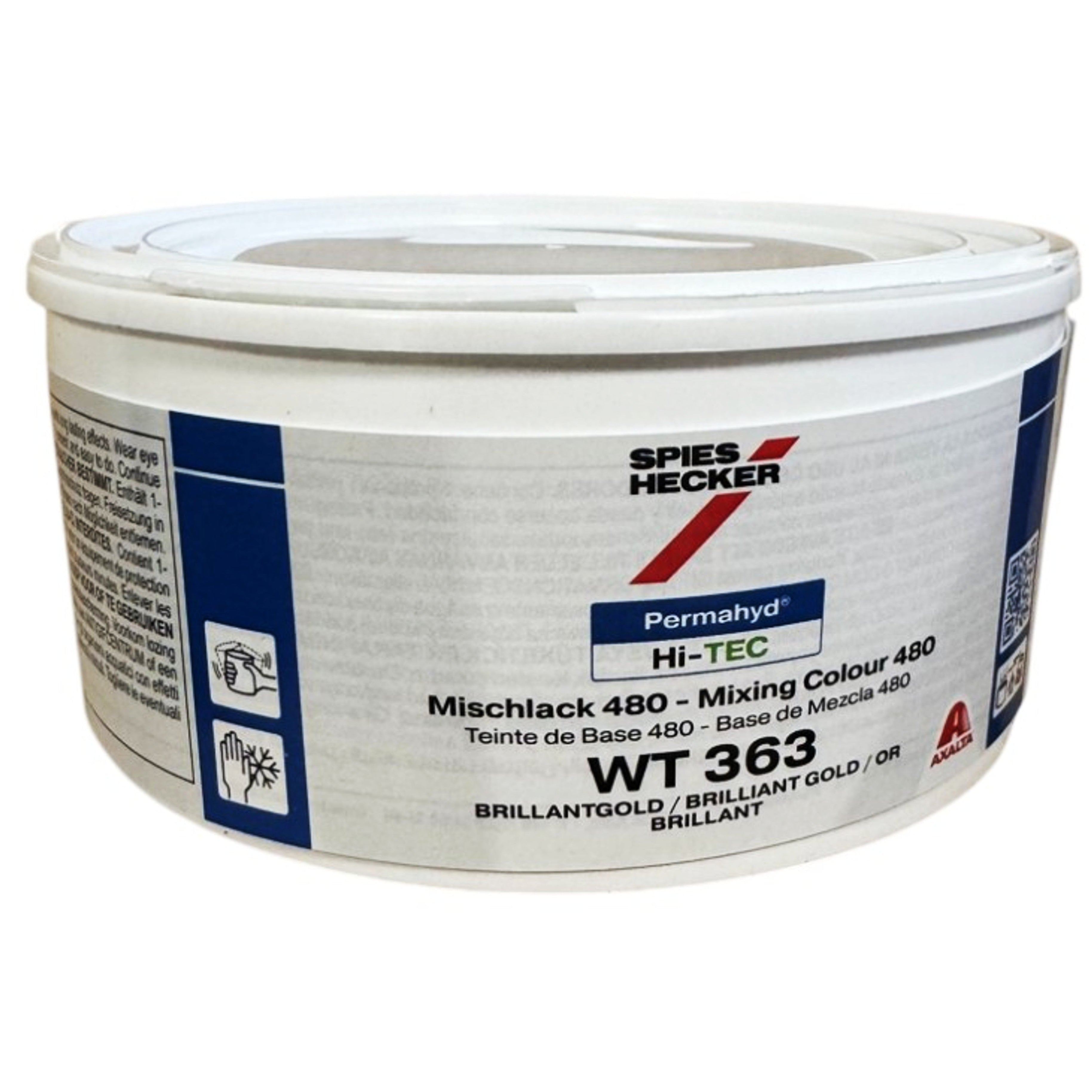WT363 - Peinture carrosserie SPIES HI TEC Or brillant 0.25L - SPIES HECKER