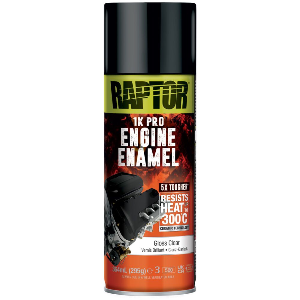 REEGC/AL - Vernis brillant RAPTOR pour moteur aérosol de 364ml - RAPTOR