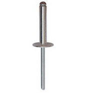 4306 - Rivet alu tête large diam. 4,8 × 25 mm - RESTAGRAF