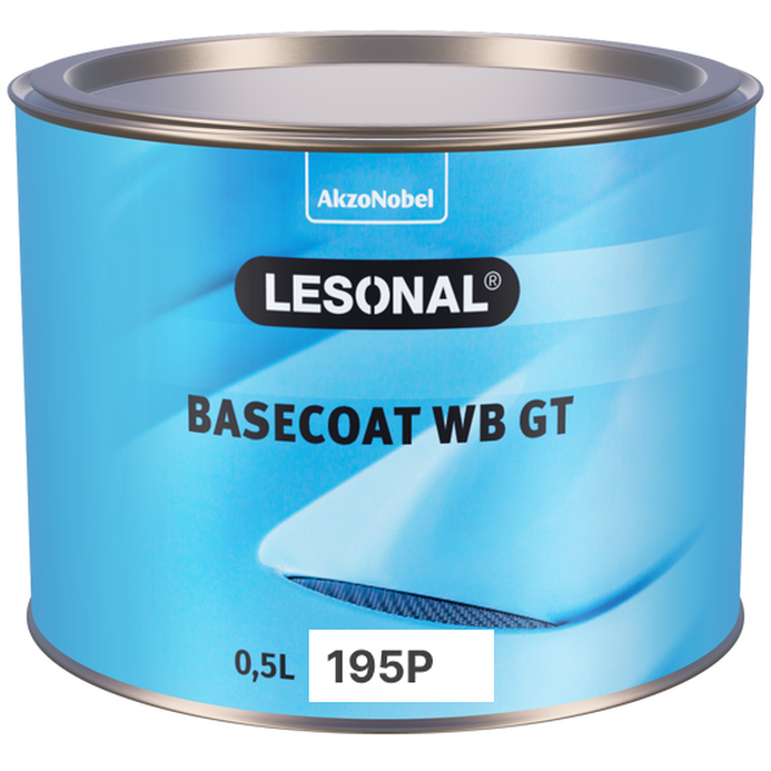195PWB - Peinture carrosserie LESONAL Brun rouge nacré moyen gros 0.5L - LESONAL