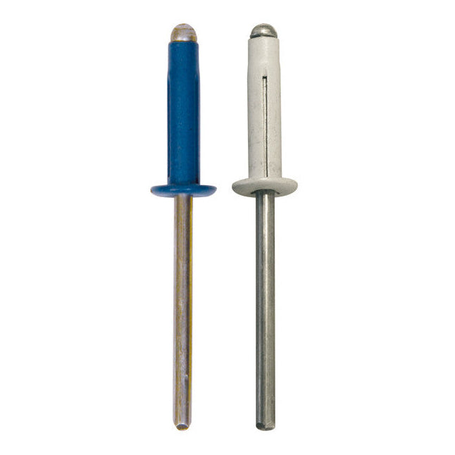 225108 - Assortiment rivets épanouis peints 4x25mm plaque d'immatriculation RESTAGRAF - RESTAGRAF