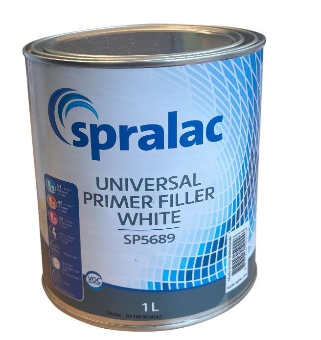 SP5689 -Apprêt SPRALAC Blanc mouillé mouillé 1L - SPRALAC