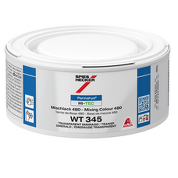 WT345 - Peinture carrosserie SPIES HI TEC Emeraude transparent 0.25L - SPIES HECKER