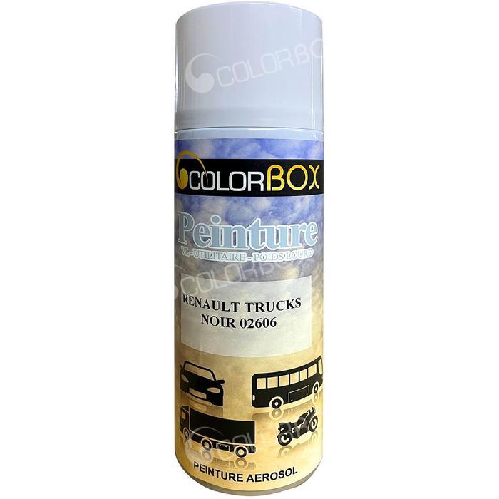 RENAULT02606 - Peinture carrosserie ColorBox Noir Aérosol Renault Trucks 400ml - COLORBOX