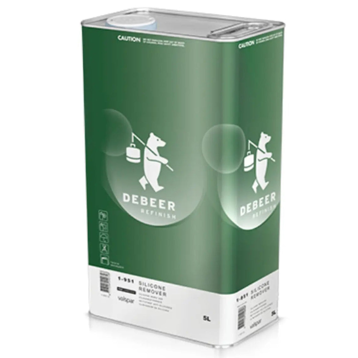 1-951 Nettoyant dégraissant solvanté DEBEER anti-silicone 5L - DEBEER