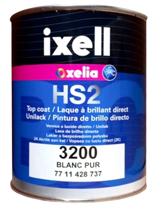 3200 - IXELL Karosserifärg 7711428737 Ren Vit Direkt Glans 1L