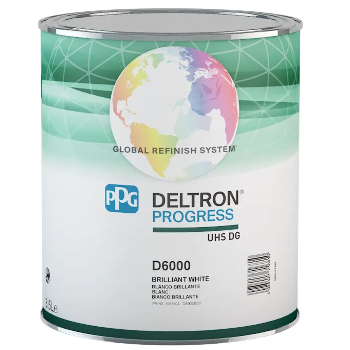 D6000 - PPG Autolak Deltron progress glanzend wit 3.5L