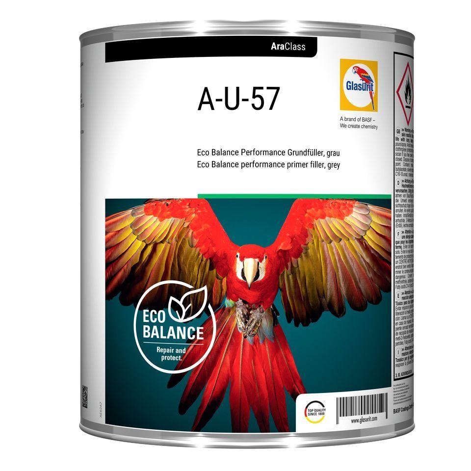 A-U-57 -Apprêt GLASURIT Gris - Impression apprêt pour plastiques 3L - GLASURIT