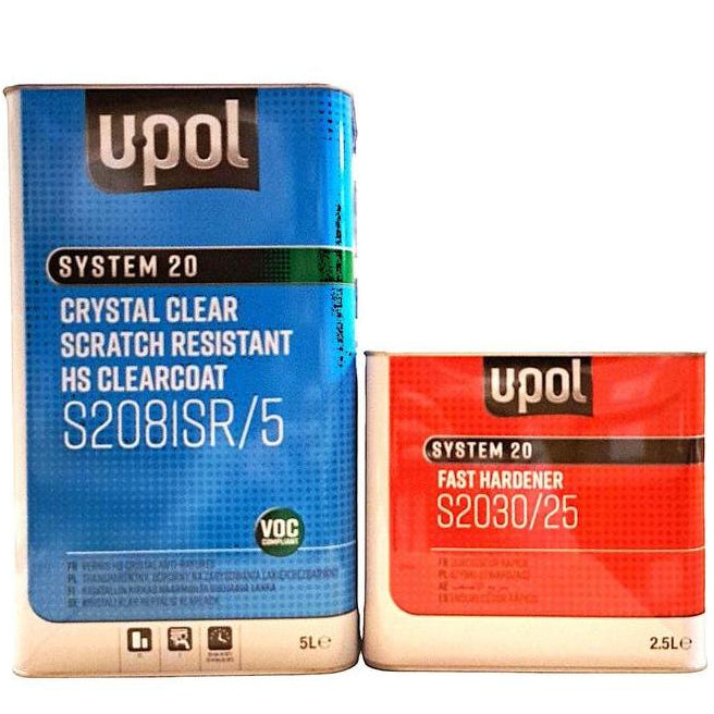 KIT_S2081_RAPIDE - Kit vernis carrosserie UPOL 1 S2081 5L + durcisseur rapide S2030 2.5L - UPOL