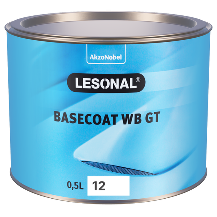 12WB - Peinture carrosserie LESONAL Blanc transparent 0.5L - LESONAL