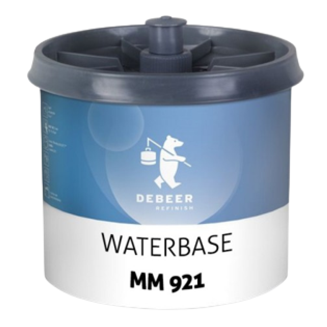 921 - Peinture Hydro DEBEER Rouge oxyde 0,5L - DEBEER