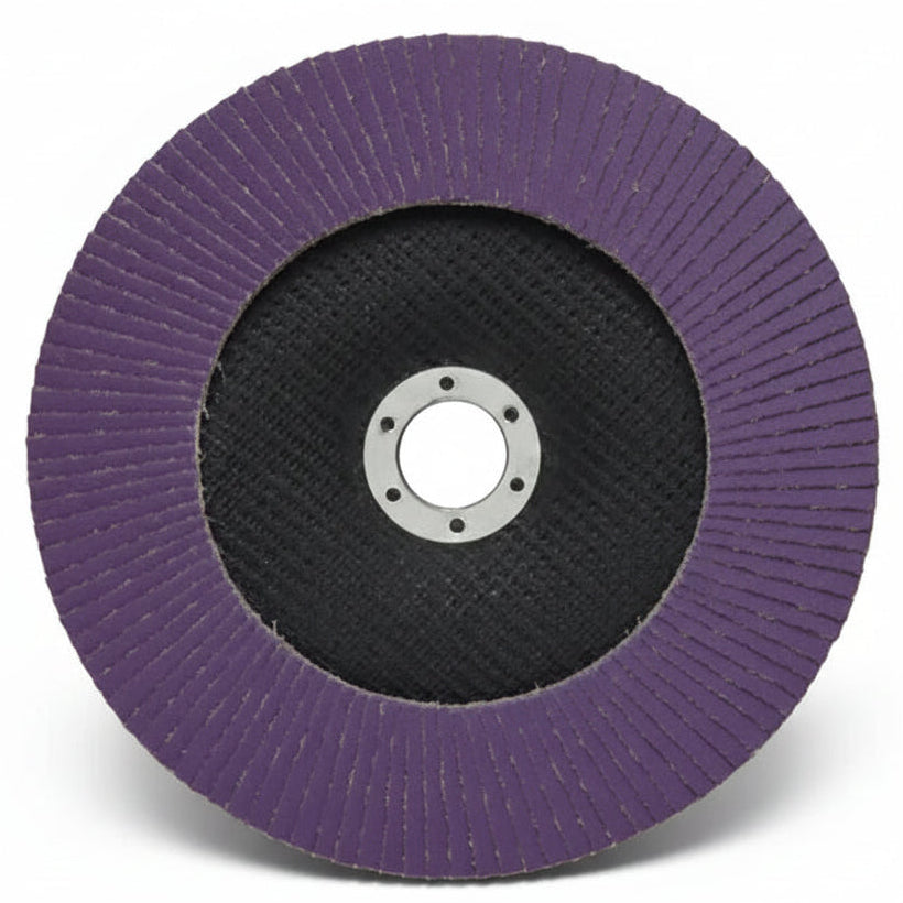 AB01232 - 10 3M curved flap discs 769FP40+115 x 22.23mm