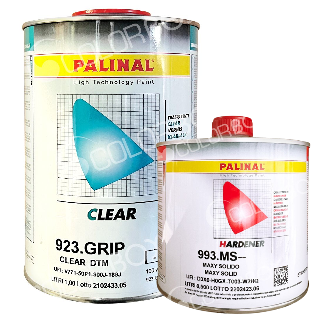 Vernis jantes BRILLANT 1L +durcisseur accroche directe sur alu poli - PALINAL
