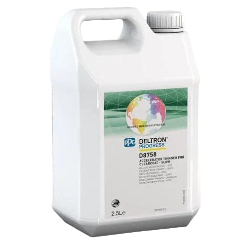 D8758 - Diluant PPG accélérateur lent pour vernis D8177 2.5L - PPG
