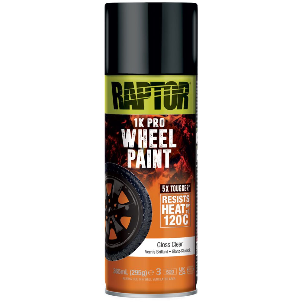 RWPGC/AL - Vernis brillant RAPTOR pour jantes aérosol de 365ml - RAPTOR