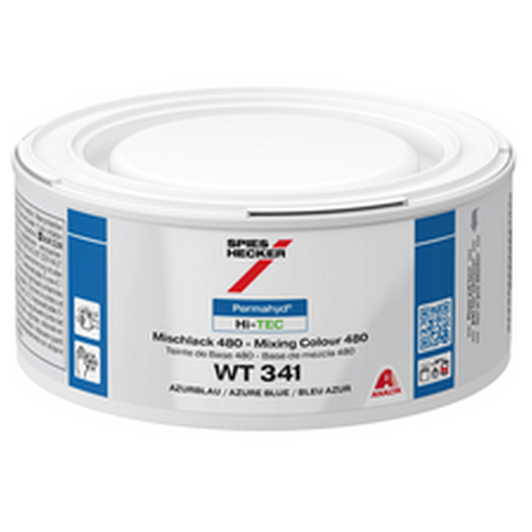 WT341 - Peinture carrosserie SPIES HI TEC Bleu azur 0.25L - SPIES HECKER