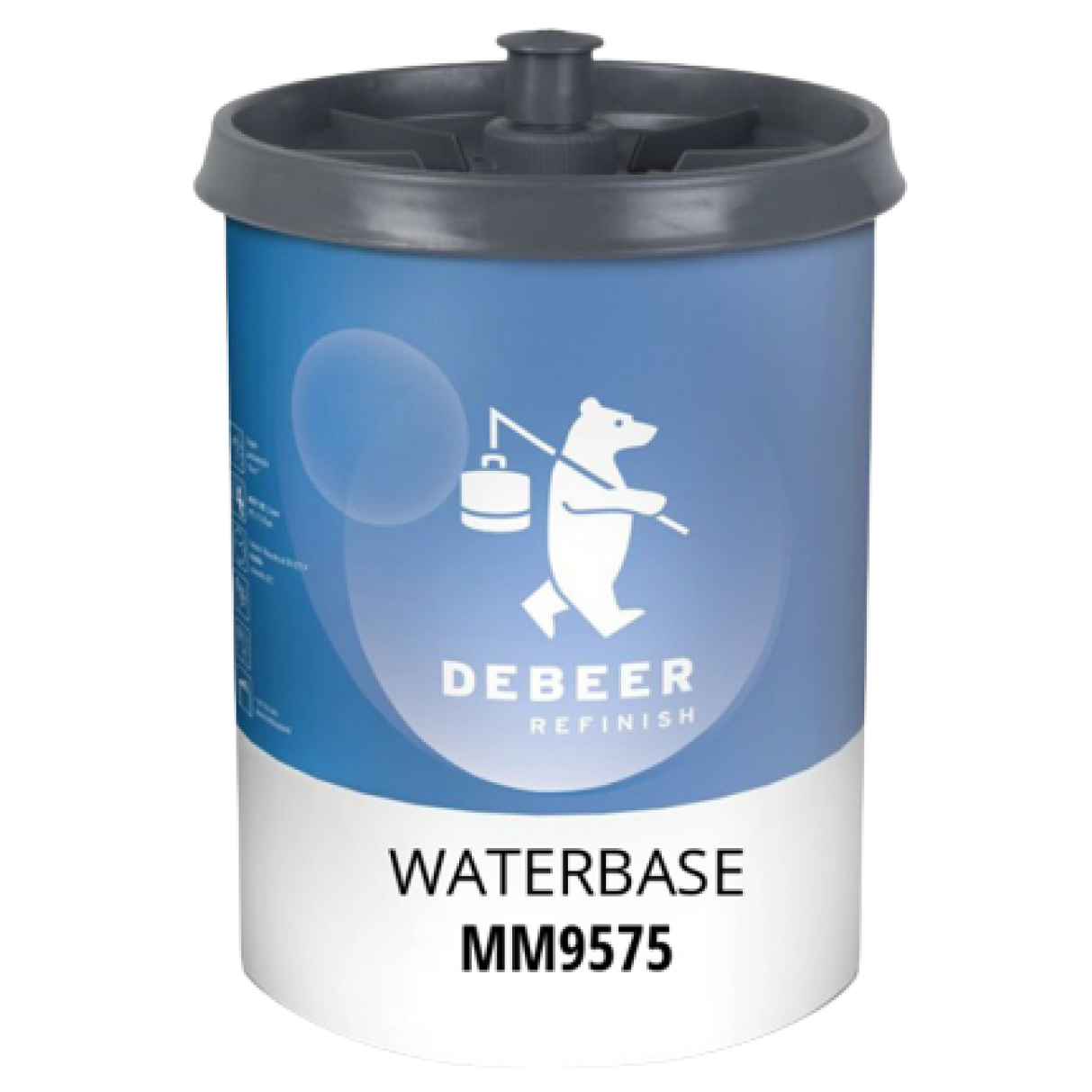 9575 - Peinture Hydro DEBEER Bleu brillant métallisé 1L - DEBEER