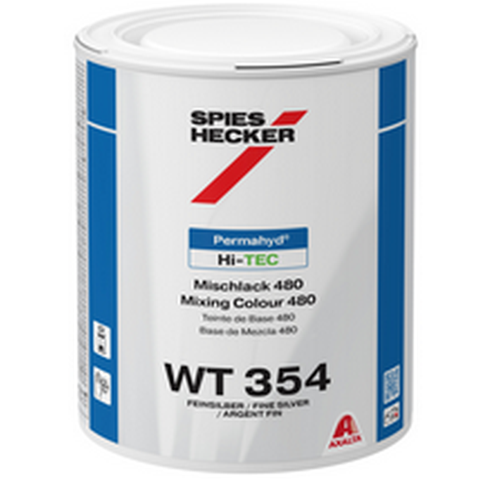 WT354 - Peinture carrosserie SPIES HI TEC Argent fin 1L - SPIES HECKER