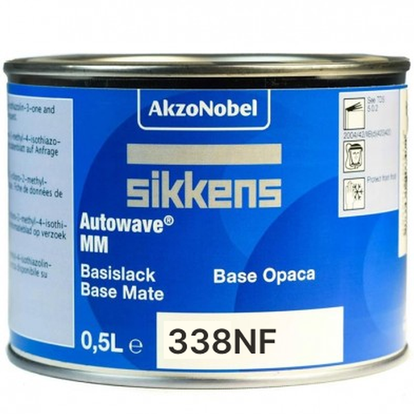 MM338NF - Peinture carrosserie SIKKENS Argent fin 0.5L - SIKKENS