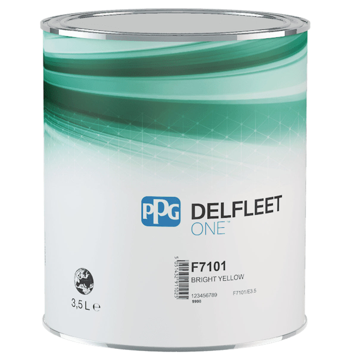 F7101 - Lastbilsfärg PPG DELFLEET Bright yellow ONE 3,5L