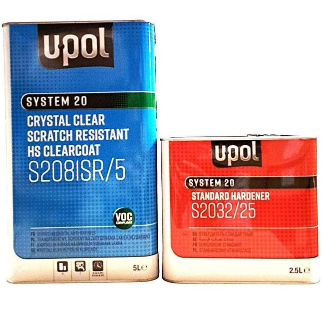 KIT_S2081_STANDARD - Vernis carrosserie UPOL, Kits 1 S2081 5L + durcisseur standard S2032 2.5L - UPOL