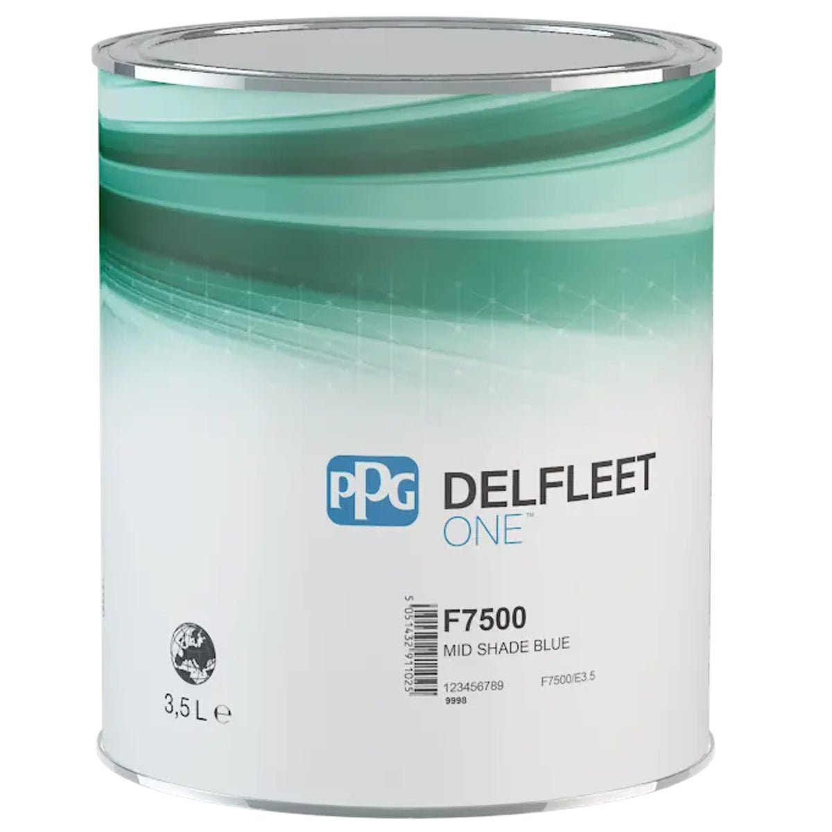F7500 - LKW-Lack PPG DELFLEET Mittelblau ONE 3,5L