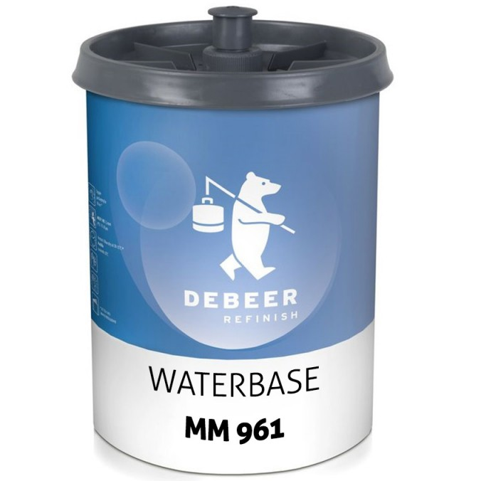 961 - Peinture Hydro DEBEER Bleu nacré 1L - DEBEER
