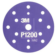 34422 - 25 weiche Schleifscheiben 15 Löcher Hookit 270J 3M Durchmesser 150mm P1200