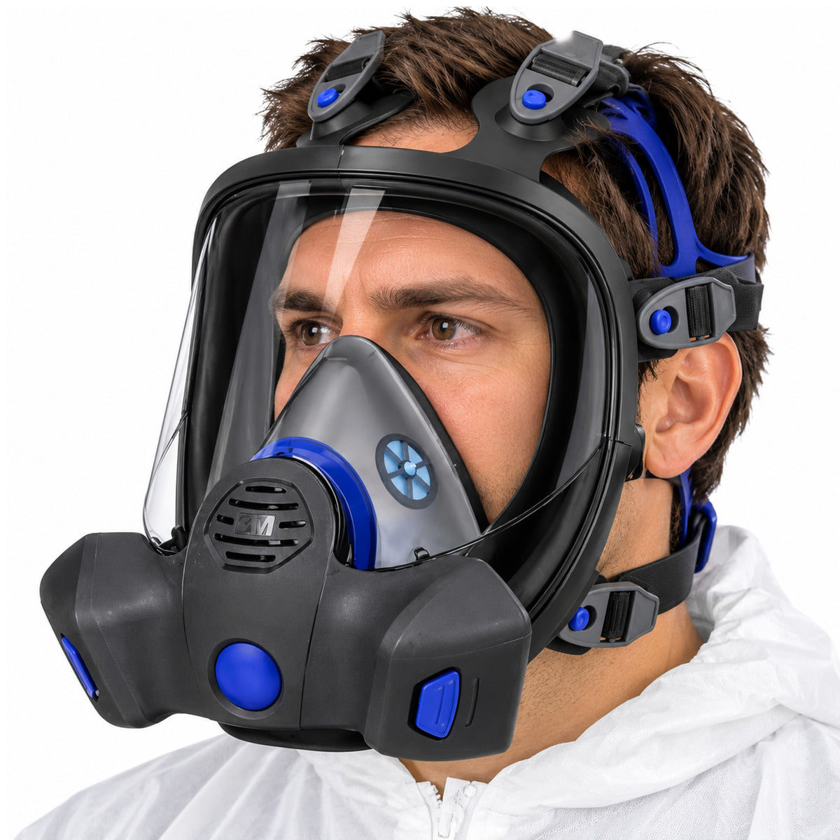 FF-803 - Volledig masker maat L herbruikbaar 3M Secure Click