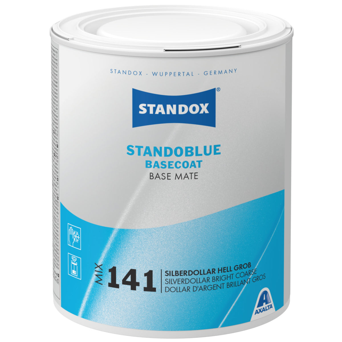MIX141 - Karrosserimaling STANDOBLUE Dollar d'argent brillant grov 1L
