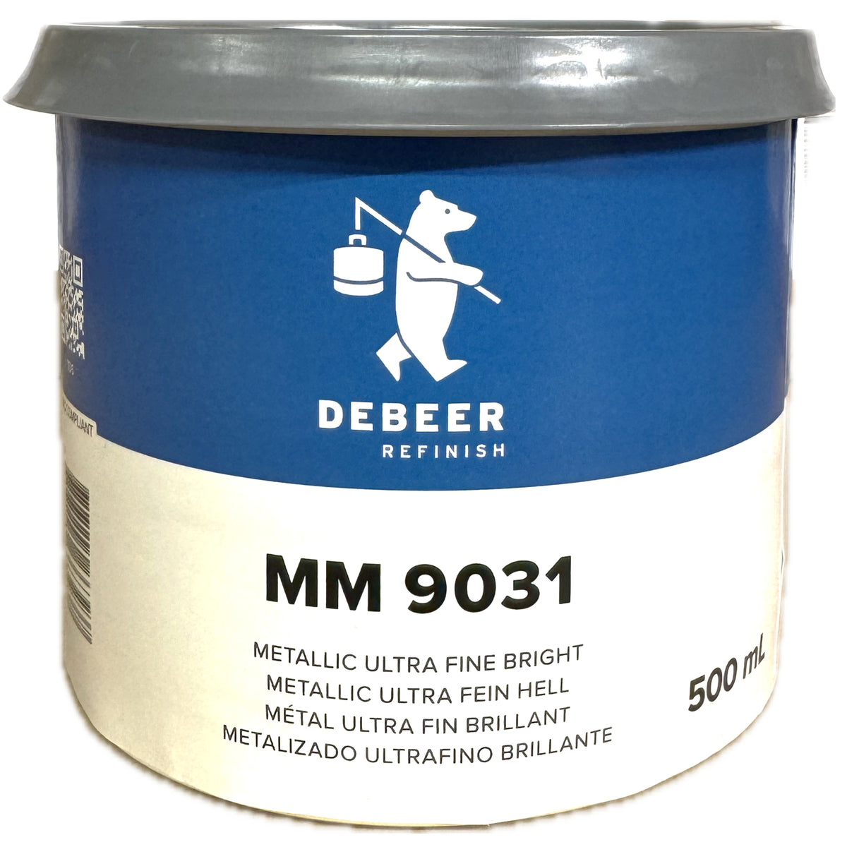 9031 - Vernice per carrozzeria DEBEER Metallizzata brillante ultra fine 0.5L