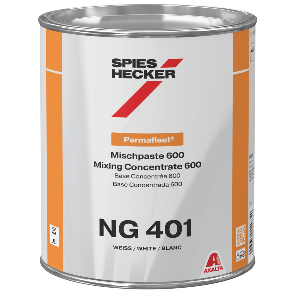 NG401 - Tung lastbil maling SPIES HECKER Tung lastbil hvid 3,5L