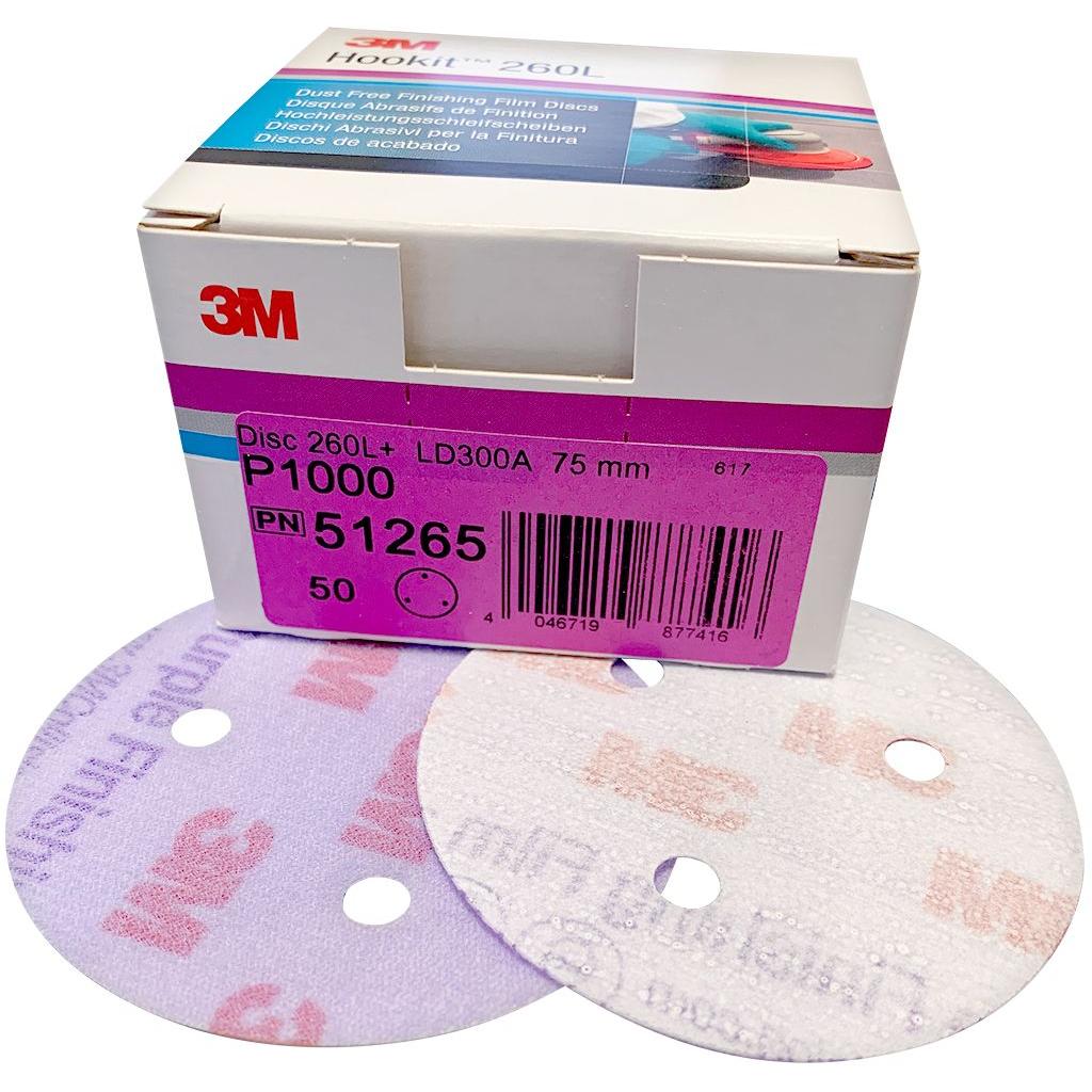 15 disques 3M Purple Finishing diamètre 75mm - 3M