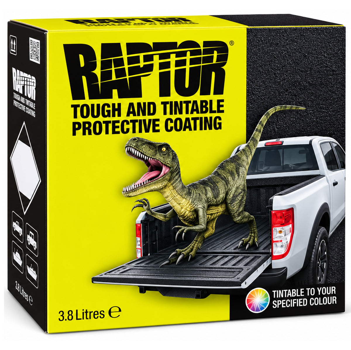 RLW/S4 - Kit Raptor bianco 3.8L + catalizzatore 946ml