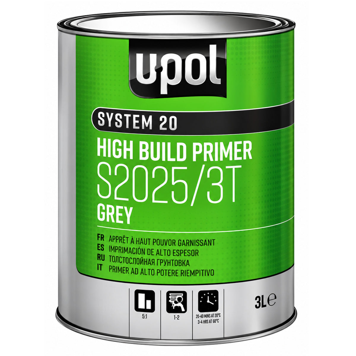 S2025/3T - Primer UPOL garnissant gris 4:1 3L