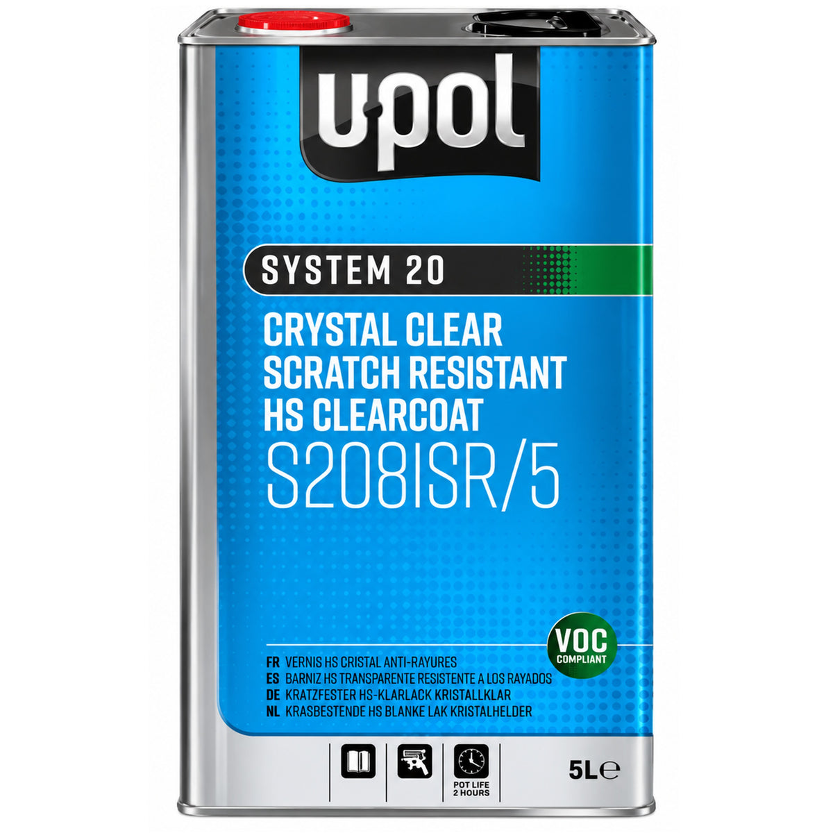 S2081SR/5 - Vernis carrosserie UPOL HS anti rayures 5L (2:1)