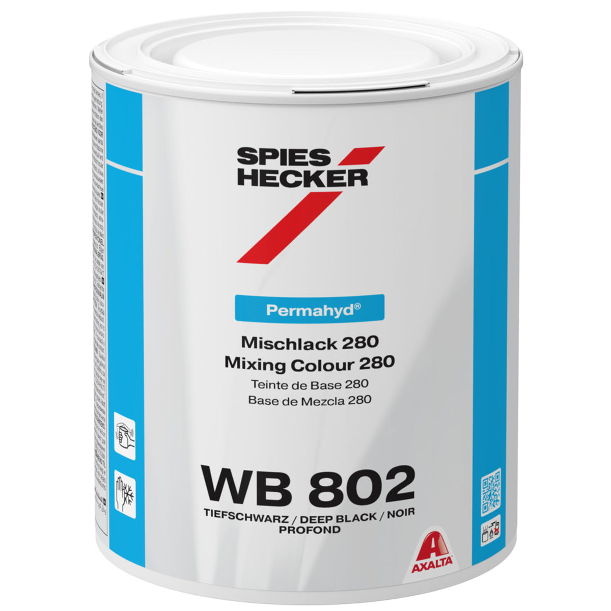 WB802 - SPIES HECKER karrosserimaling Dyb sort 1L