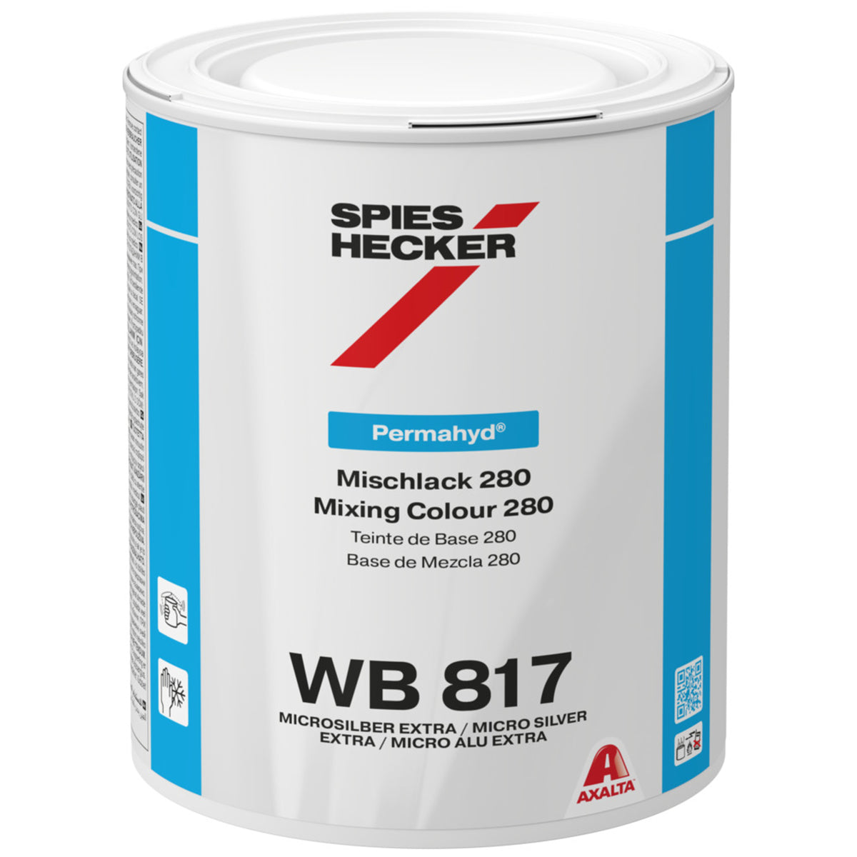 WB817 - Karrosserimaling SPIES HECKER Mikro aluminium ekstra 1L