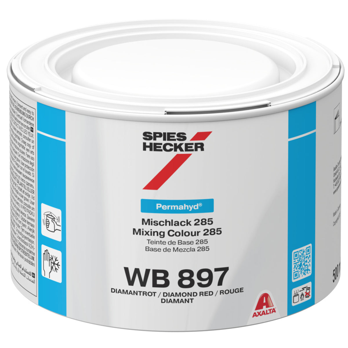 WB897 - Peinture carrosserie SPIES HECKER Rouge diamant 0.5L