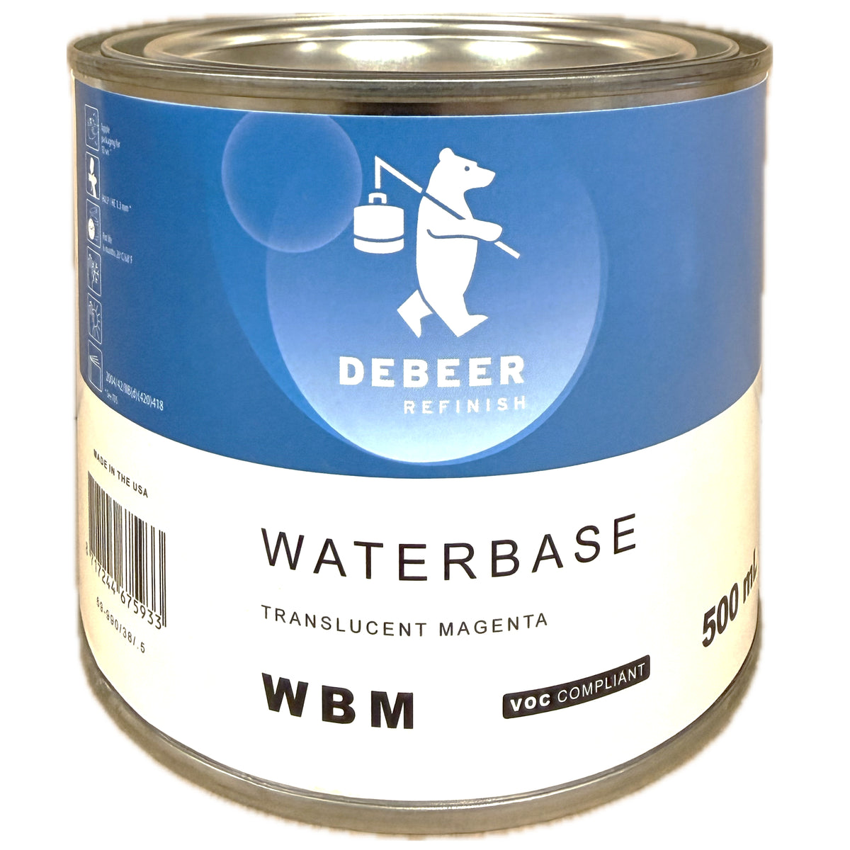 WBM - Vernice carrozzeria DEBEER Magenta traslucido 0.5L