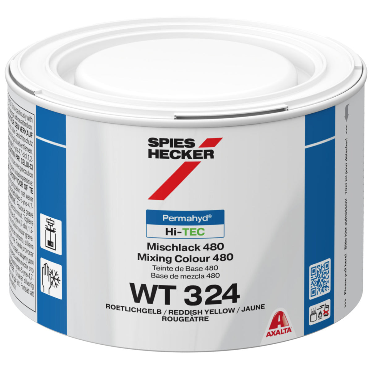 WT324 - SPIES HI TEC karrosserimaling Rødlig gul 0,5L