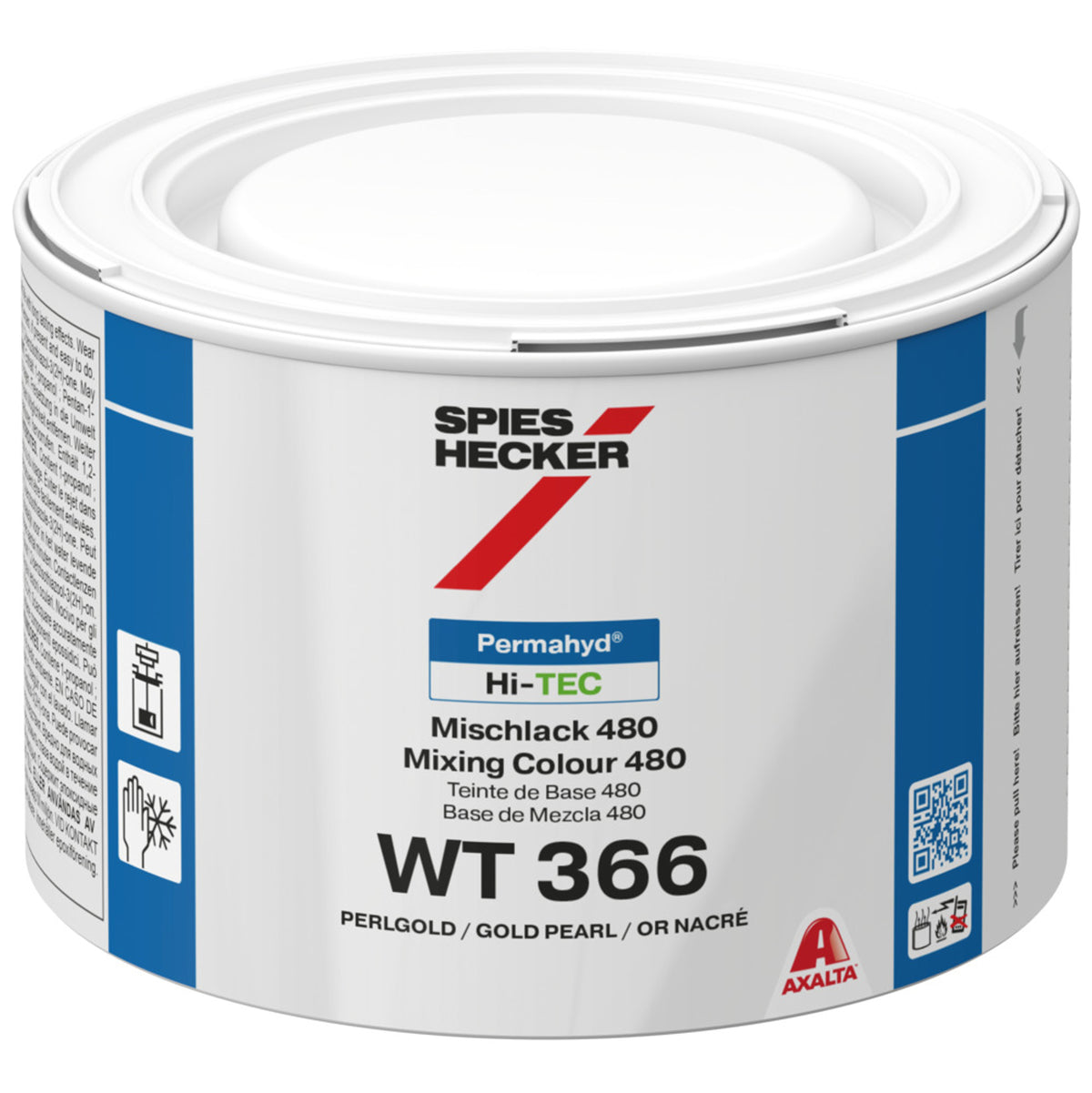 WT366 - Peinture carrosserie SPIES HI TEC Jaune nacré 0.5L