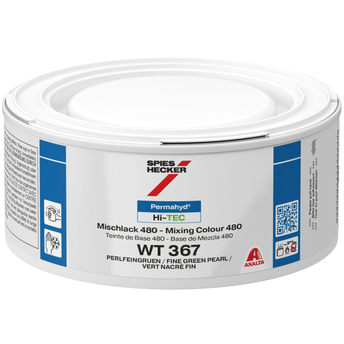WT367 - Peinture carrosserie SPIES HI TEC Vert Nacré fin 0.25L
