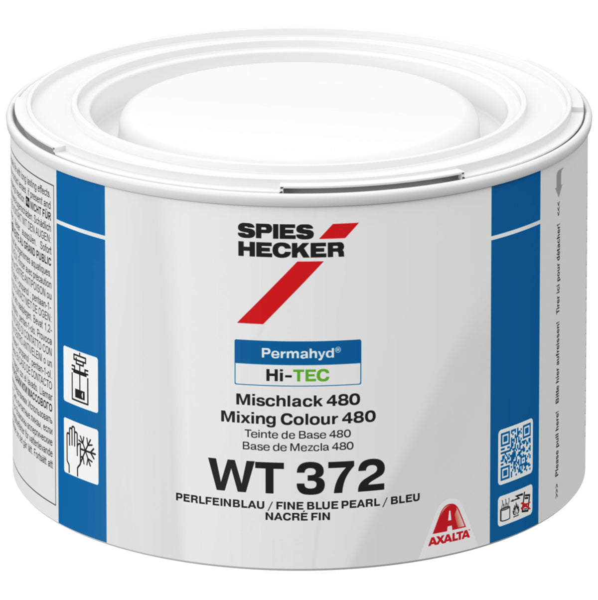 WT372 - Peinture carrosserie SPIES HI TEC Bleu fin perle 0.5L
