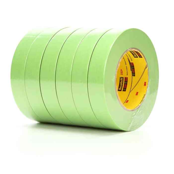 3M 26338 Tiro vert 36mm x 55m 4 rouleaux de ruban de masquage 233+ 