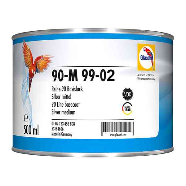 GLASURIT 90M9902 Silver fine 0.5L 